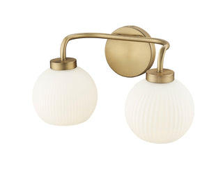 Oprah 2-Light Vanity Vintage Brass