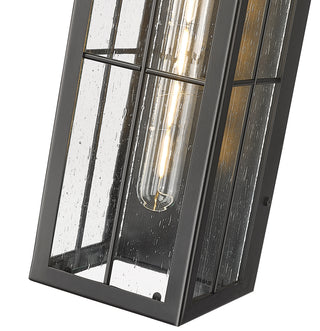 Jaxson 1-Light Outdoor Wall Sconce Powder Coated Black