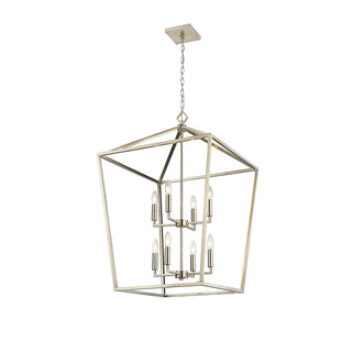 8-Light Pendant light Modern Gold