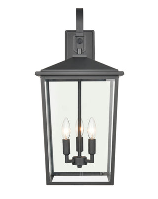 Fetterton 3-Light Outdoor Wall Sconce Powder Coated Black