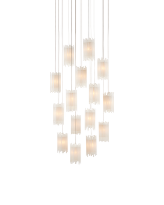 Escenia 15-Light Round Multi-Drop Pendant