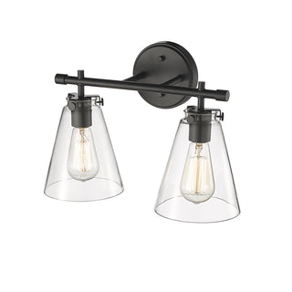 Aliza 2-Light Vanity Matte Black