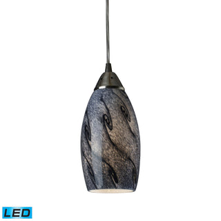 Galaxy 5'' Wide 1-Light Pendant - Satin Nickel (LED)