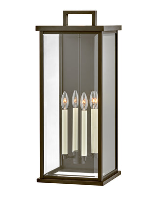 Weymouth Large Wall Mount Lantern in Oil Rubbed Bronze