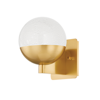 ROCHFORD Wall Sconce with Aged Brass Finish