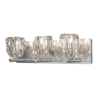 Gatsby 3-Light Bath Sconce Sterling / Crystal