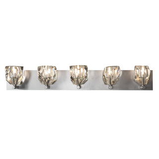 Gatsby 5-Light Bath Sconce Vintage Platinum / Crystal