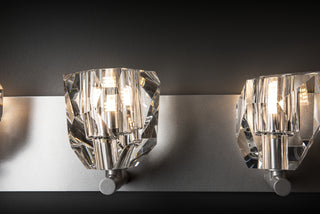 Gatsby 5-Light Bath Sconce Vintage Platinum / Crystal