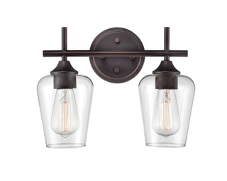 Ashford 2-Light Vanity - Rubbed Bronze
