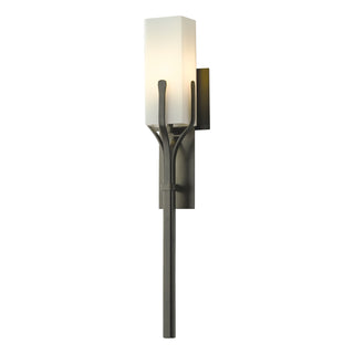 Mediki Sconce Dark Smoke / Opal Glass (GG)