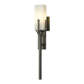 Mediki Sconce Dark Smoke / Opal Glass (GG)