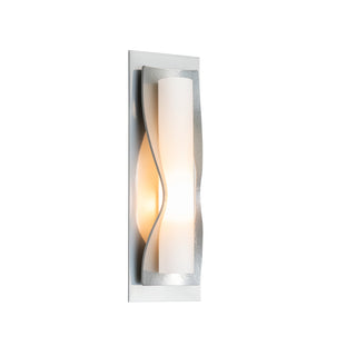 Dune Sconce Sterling / Opal Glass (GG)