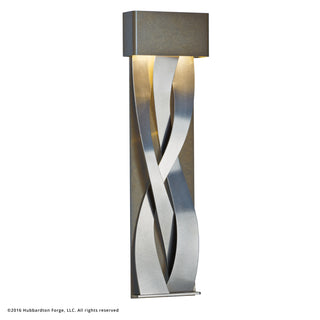 Tress Large LED Sconce Dark Smoke / Sterling