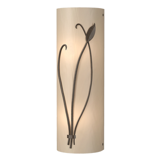 Forged Leaf and Stem Sconce