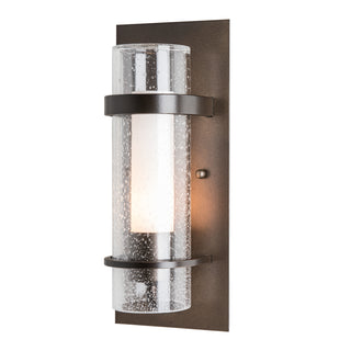 Torch Indoor Sconce Bronze / Seeded Glass with Opal Diffuser (ZS)