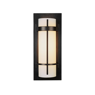 Banded with Bar Sconce Black / Opal Glass (GG)