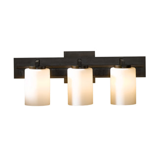 Ondrian 3 Light Horizontal Sconce Bronze / Opal Glass (GG)