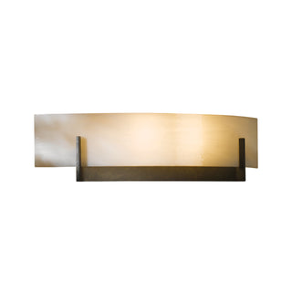 Axis Sconce Dark Smoke / White Art Glass (BB)