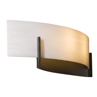 Axis Sconce Dark Smoke / White Art Glass (BB)