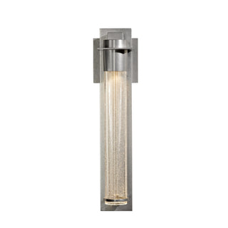 Airis Small Sconce Sterling / Seeded Clear Glass (II)