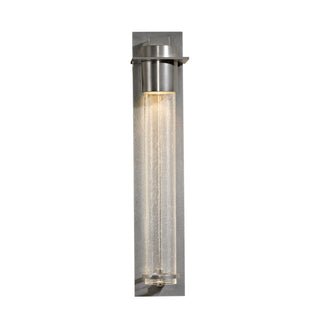 Airis Sconce Sterling / Seeded Clear Glass (II)