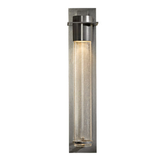 Airis Sconce Sterling / Seeded Clear Glass (II)