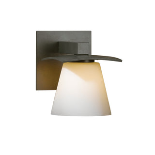 Wren 1 Light Sconce Dark Smoke / Opal Glass (GG)