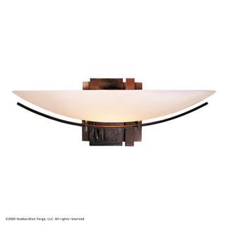 Oval Impressions Sconce Bronze / Opal Glass (GG)