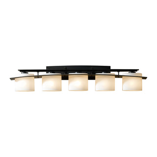 Arc Ellipse 5 Light Sconce Dark Smoke / Opal Glass (GG)