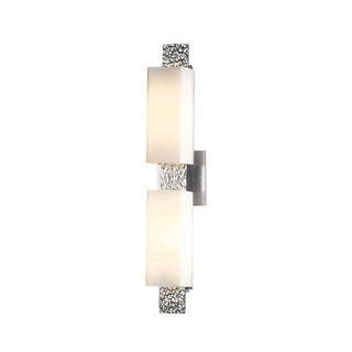 Oceanus 2 Light Sconce Vintage Platinum / Opal Glass (GG)