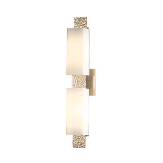 Oceanus 2 Light Sconce Soft Gold / Opal Glass (GG)