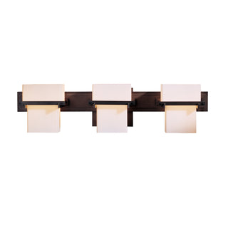 Kakomi 3 Light Sconce Dark Smoke / Opal Glass (GG)