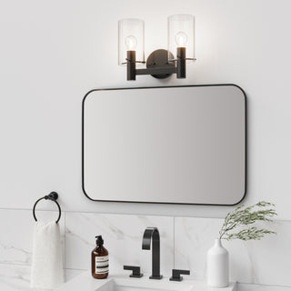 Apolla 2-Light Vanity Matte Black