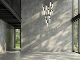 Aurora 30 inch Chandelier in Satin Gold