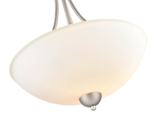 Ivey Lake 2-Light Pendant light Satin Nickel