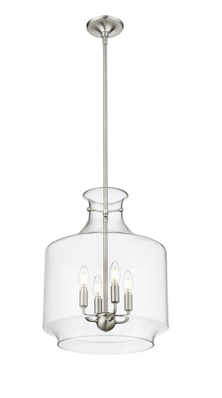 Mahannah 4-Light Pendant Light Brushed Nickel