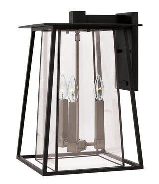 Walker Medium Wall Mount Lantern in Black