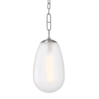 Bruckner Pendant with Polished Nickel Finish