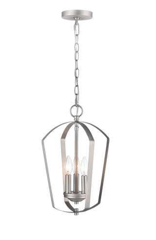 Ivey Lake 3-Light Pendant light Satin Nickel