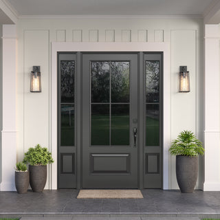 Dutton 1-Light Outdoor Wall Sconce Powder Coated Black