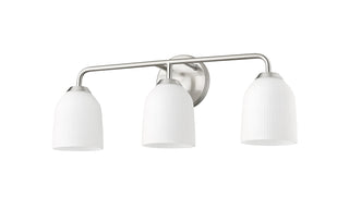 Norah 3-Light Vanity Brushed Nickel