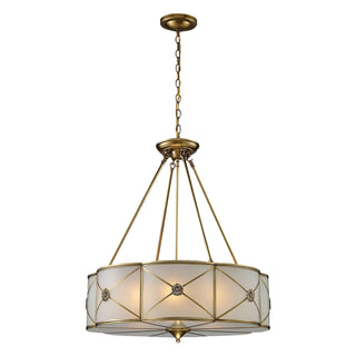 Preston 23'' Wide 6-Light Chandeliers - Brushed Brass