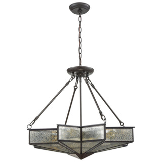 Decostar 25'' Wide 4-Light Chandeliers - Oil Rubbed Bronze