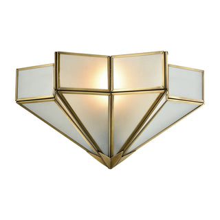 Decostar 8'' High 1-Light Sconce - Brushed Brass