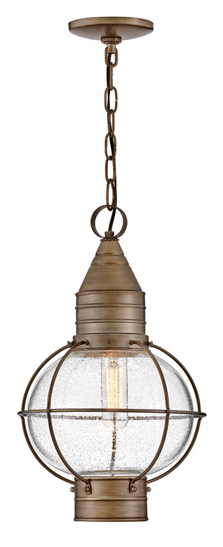 Cape Cod Medium Hanging Lantern In Light Bronze Finish