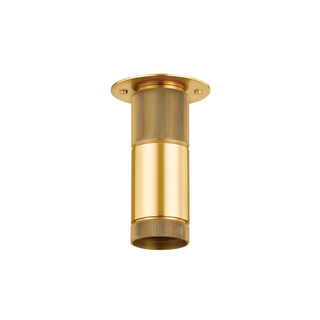 DIGHTON FLUSH MOUNT with AGED BRASS Finish