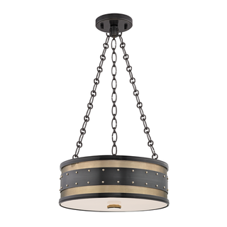 Gaines Pendant with Aged Old Bronze Finish