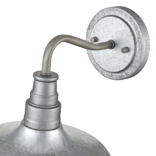 1-Light Outdoor Wall Sconce Galvanized