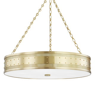 Gaines Chandelier Aged Brass