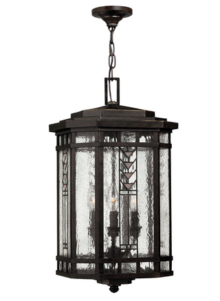 Tahoe Large Hanging Lantern In Dark Bronze Finish
